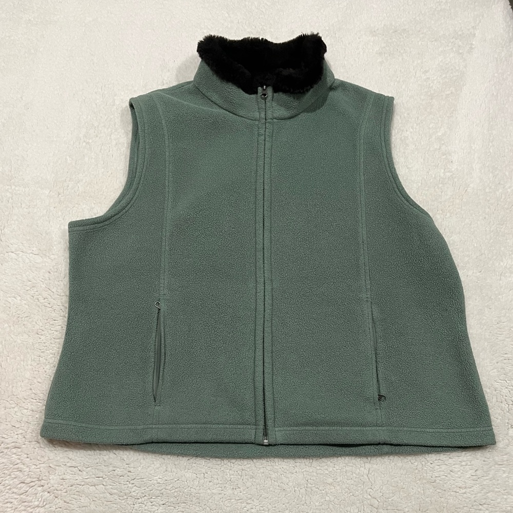 LL Bean Green Vest